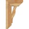 Ekena Millwork Funston Slat Rough Sawn Bracket w/ Offset Brace, Western Red Cedar, 8"W x 18"D x 30"H BKT0806X18X30FST06RWR - alternate 2